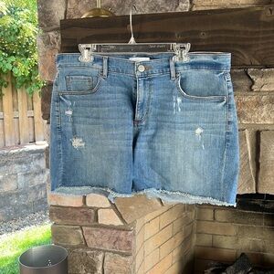 LOFT Distressed Jean Shorts 31/12